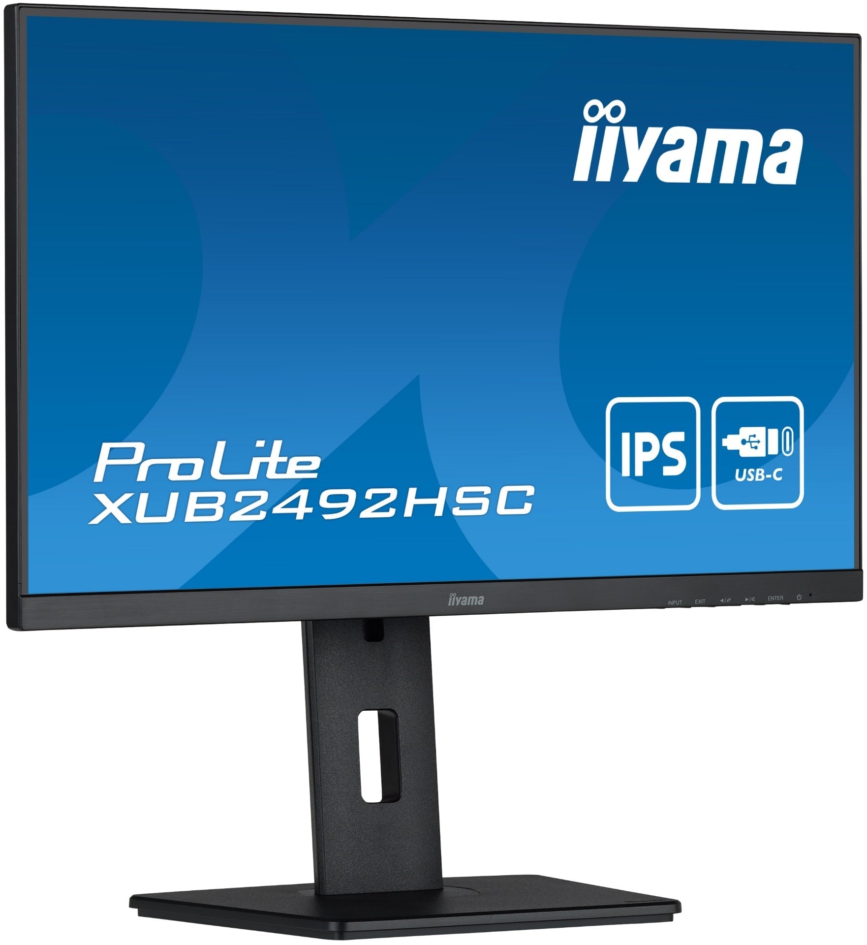 מסך מחשב IIYAMA 24’ PROLITE FHD 4MS (USB-C PD65W) WITH SPEAKERS IPS