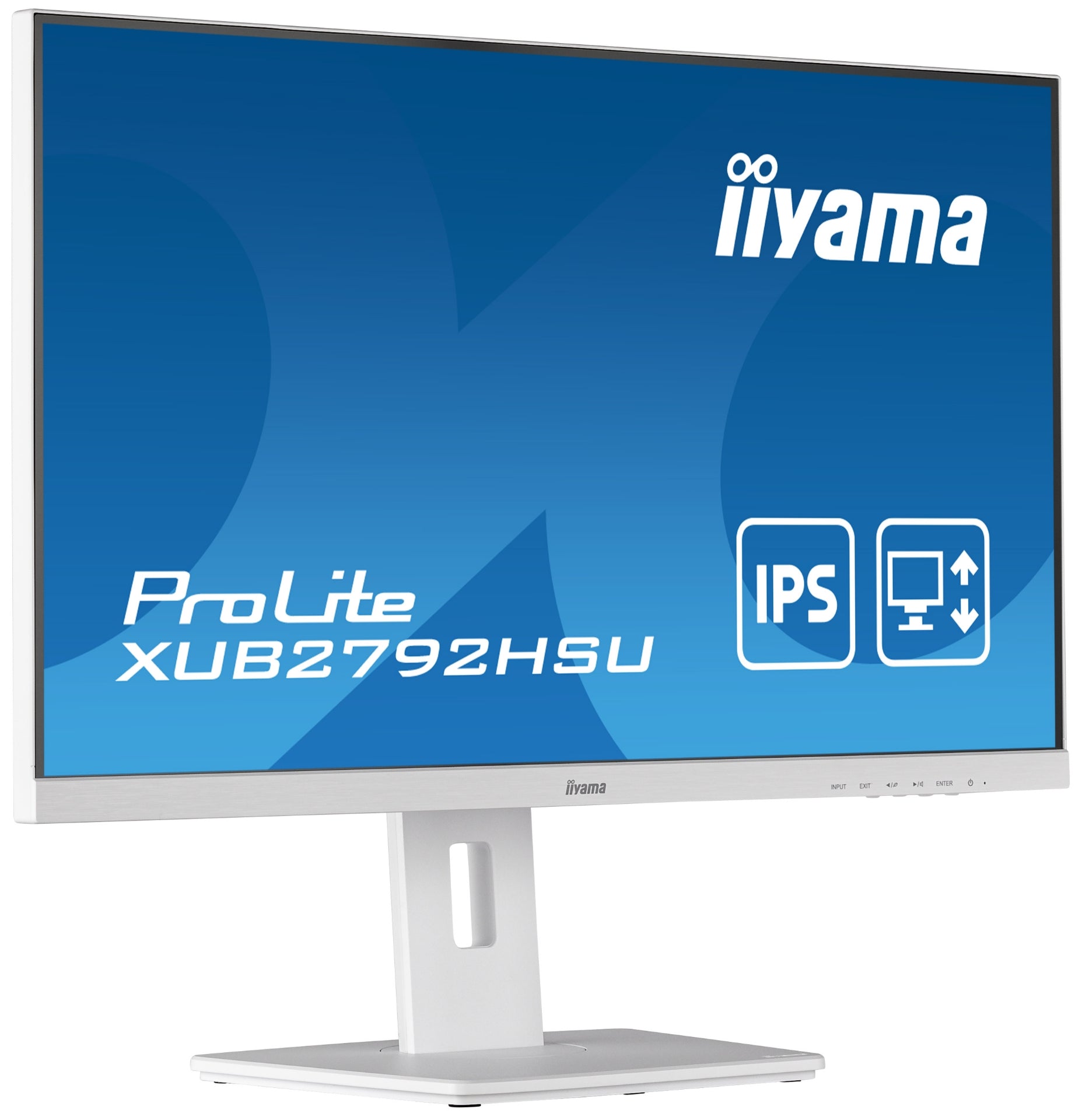 מסך מחשב IIYAMA 27’ PROLITE FHD 4MS WITH SPEAKERS WHITE IPS