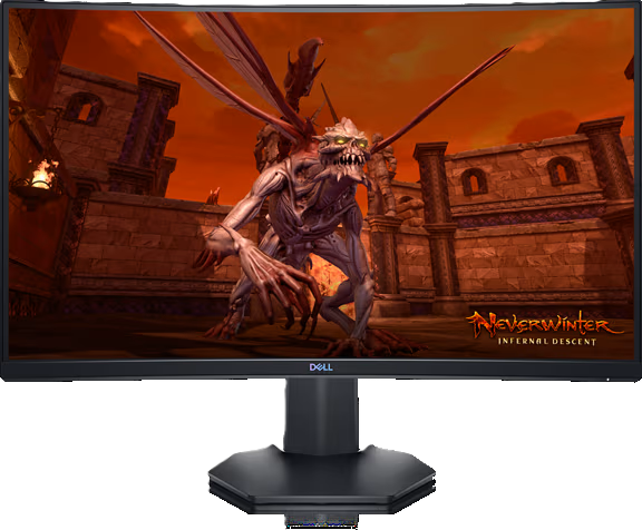 מסך קעור Dell S2721HGFA FHD 144Hz G-Sync/FreeSync 27 1Ms Curved - Cryptech