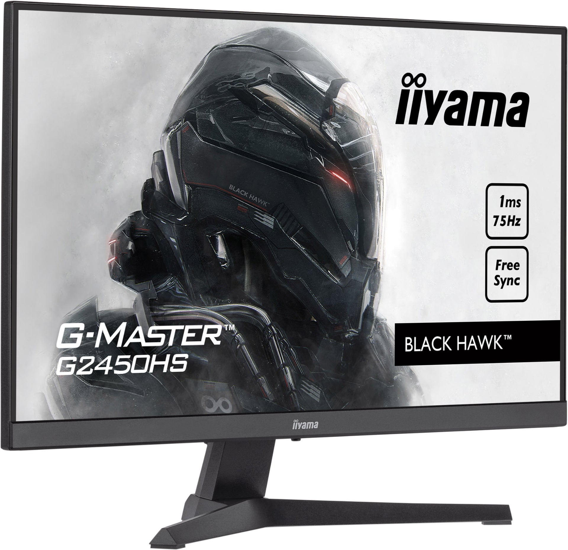 מסך מחשב גיימינג IIYAMA 23.8’ FHD 75HZ 1MS G-MASTER GAMING VA