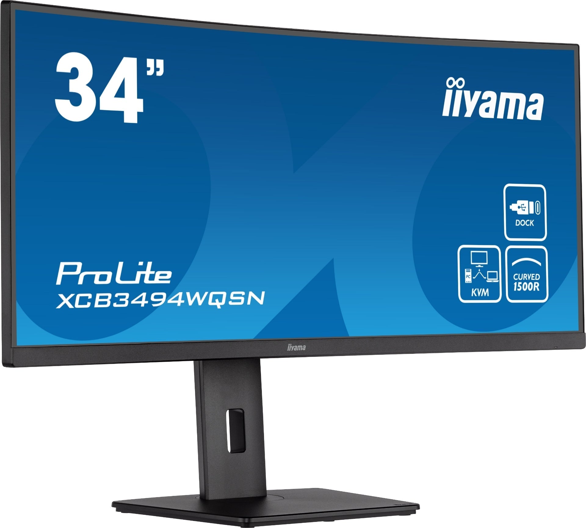 מסך מחשב קעור IIYAMA 34’ PROLITE UWQHD VA WITH USB-C