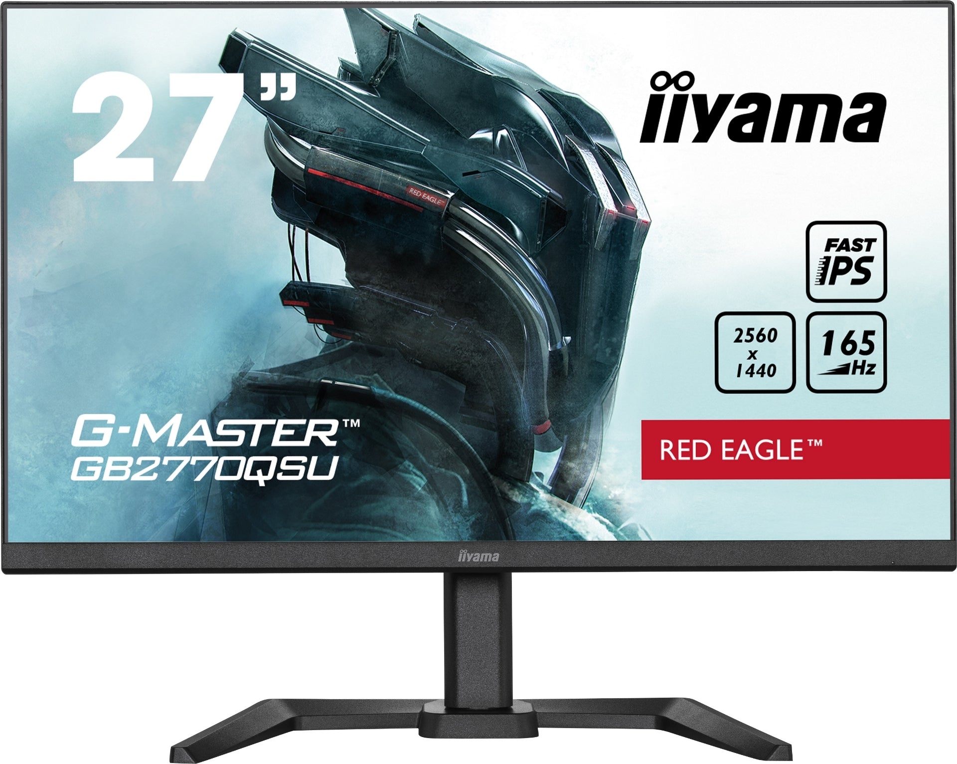 מסך מחשב גיימינג IIYAMA 27’ WQHD 165HZ 0.5MS G-MASTER GAMING IPS