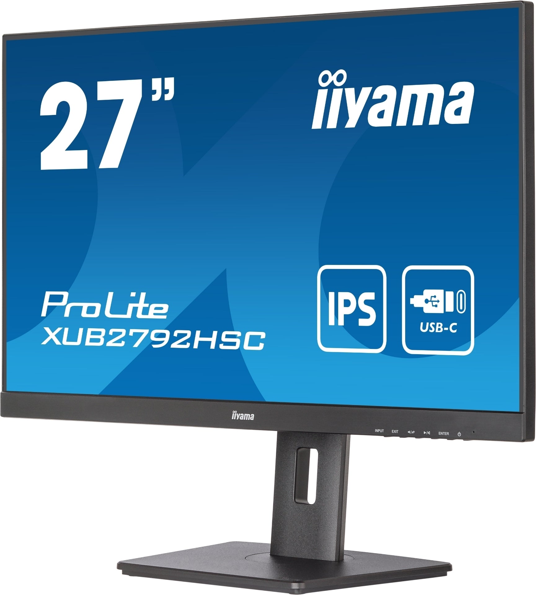 מסך מחשב IIYAMA 27’ PROLITE FHD 4MS (USB-C PD65W) IPS