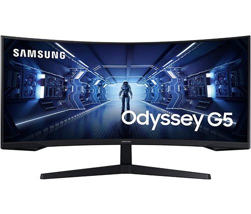 מסך Samsung Odyssey G5 Series Ultra WQHD 34 VA 1ms HDMI DP - Cryptech