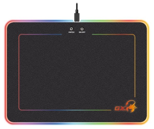 משטח לעכבר Genius GX-PAD 600H RGB Hard GAMING PAD 350X250CM - Cryptech