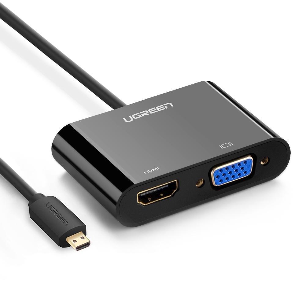 מתאם UGREEN MICRO HDMI TO HDMI/VGA M115 CONVERTER - Cryptech