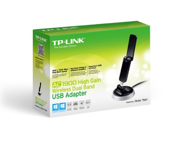 מתאם רשת TP-link AC1900 High Gain Wireless Dual Band USB Adapter