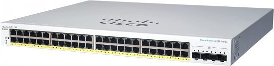 מתג מנוהל CISCO CBS220-48T-4G-EU 48PORT1GB+4SFP White - Cryptech