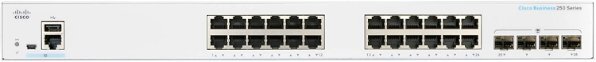 מתג מנוהל 24 פורטים CISCO CBS250-24T-4G - Cryptech