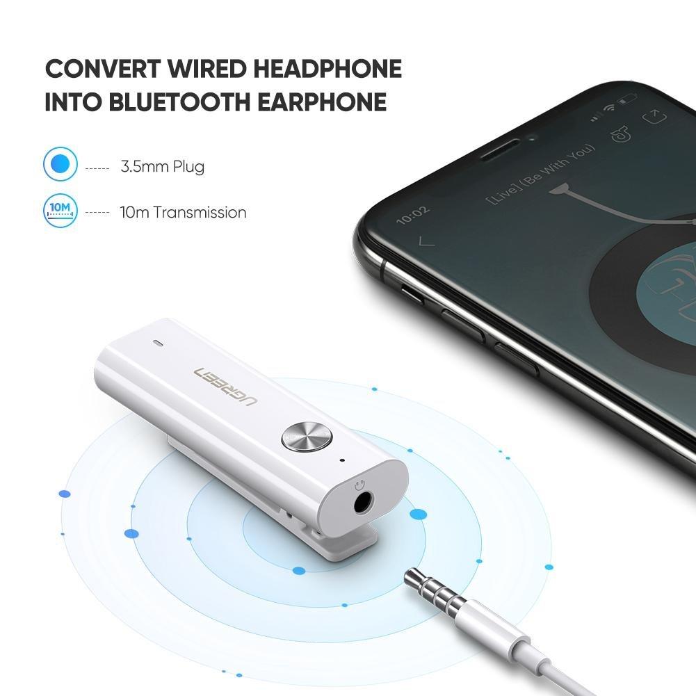 מתאם UGREEN BLUETOOTH 5.0 APTX TO 3.5 MM AUDIO - Cryptech