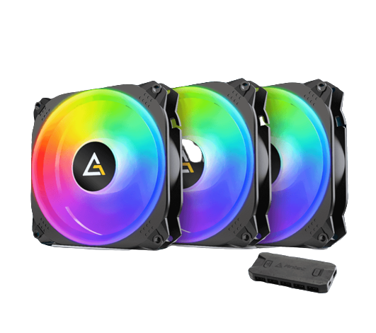 מאוררים למארז 3X כולל בקר C 3 Antec PRIZM X 120 ARGB - Cryptech