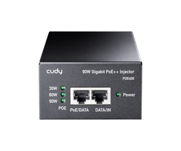 מזרק Cudy 90W Gigabit PoE Injector Adapter up to 100 Meters