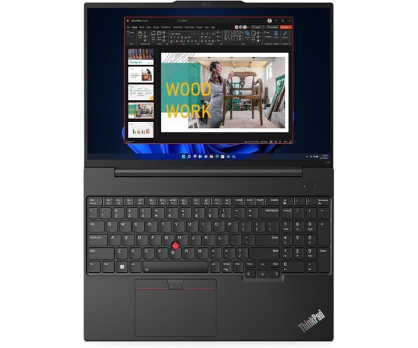 נייד Lenovo TP E16 Ultra 5 125U 8GB 256GB NVME WUXGA IPS Black