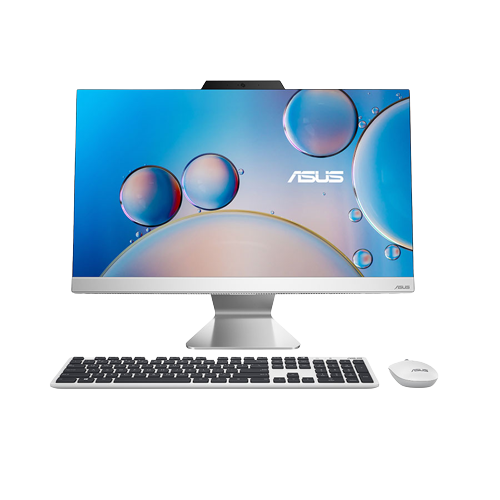 נייח ASUS AIO A3402 i5-1235U 8GB 512nvme 23.8 FHD DOS White - Cryptech