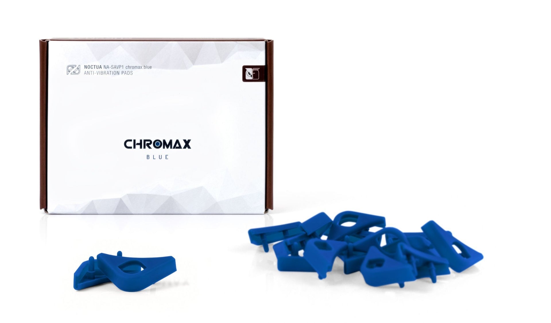 NOCTUA NA-SAVP1-BLUE CHROMAX.BLUE ANTI-VIBRATION PADS ( SET 16 UNITS) BLUE - Cryptech