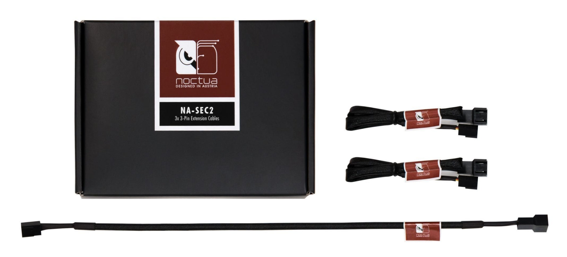 NOCTUA NA-SEC2 3 PIN 30CM EXTENSION CABLE - Cryptech