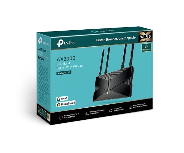 נתב/אקסס פוינט אלחוטי חזק TP-LINK Archer AX53 WIFI6 AX3000