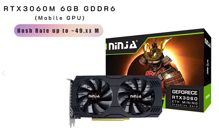 NVIDIA GeForce RTX 3060 Laptop GPU - גירסת כרייה