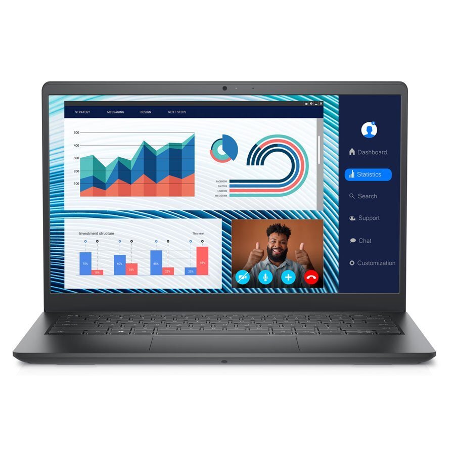 נייד DELL Vostro V3420 14.0 i7-1255U 16GB 512GB FHD DOS 3YOS - Cryptech