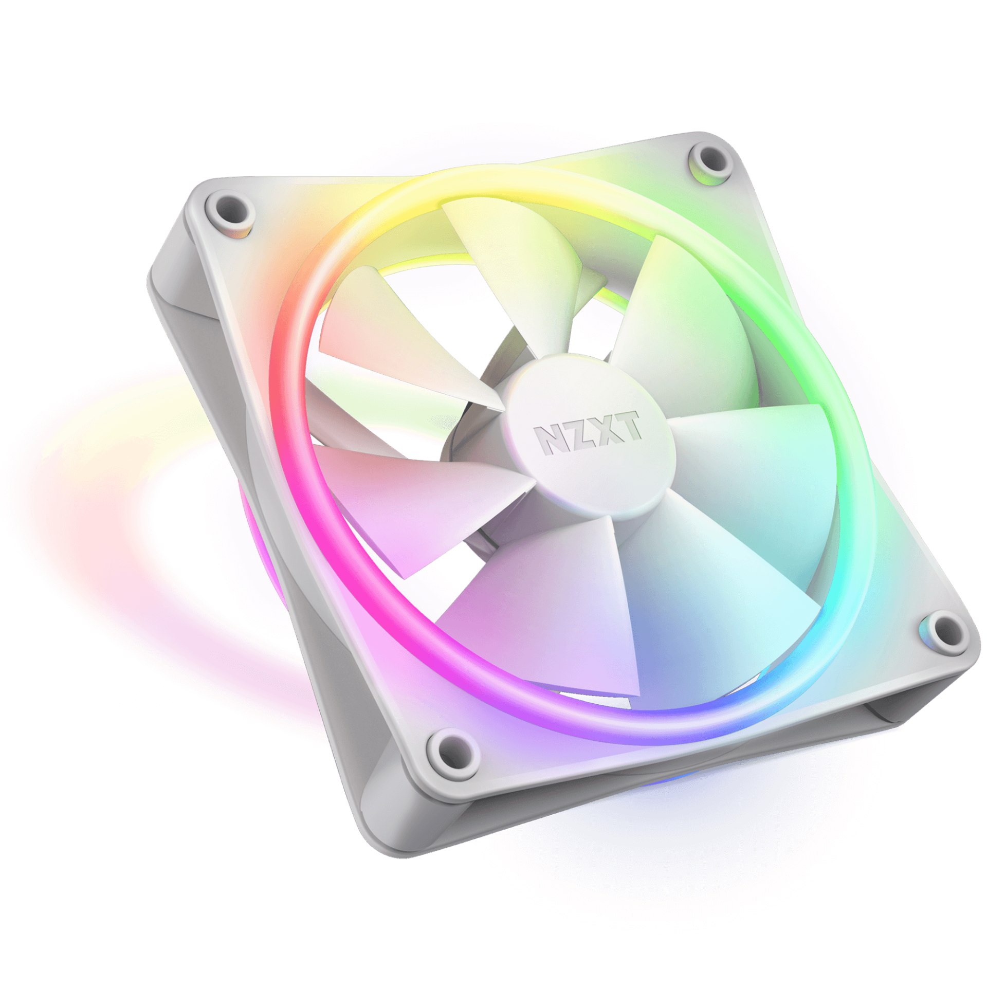 NZXT F120 RGB DUO FANS 120MM WHITE - Cryptech