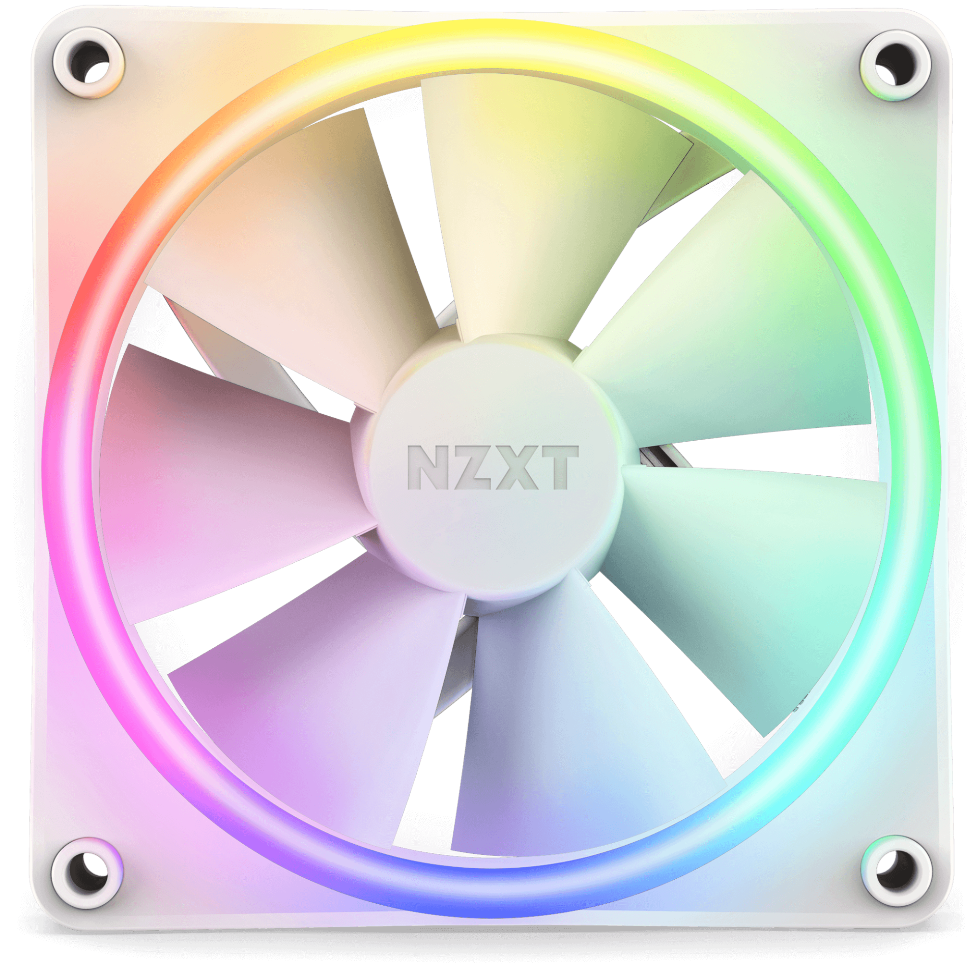 NZXT F120 RGB DUO FANS 120MM WHITE - Cryptech