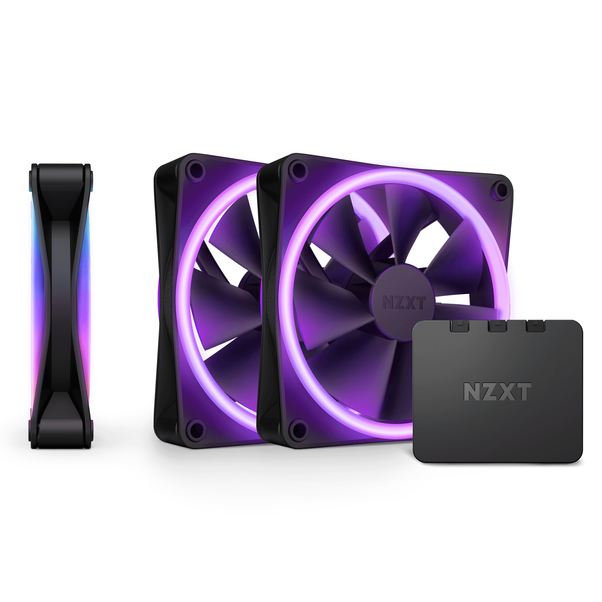 NZXT F120 RGB DUO TRIPLE PACK BLACK 3-FANS - Cryptech