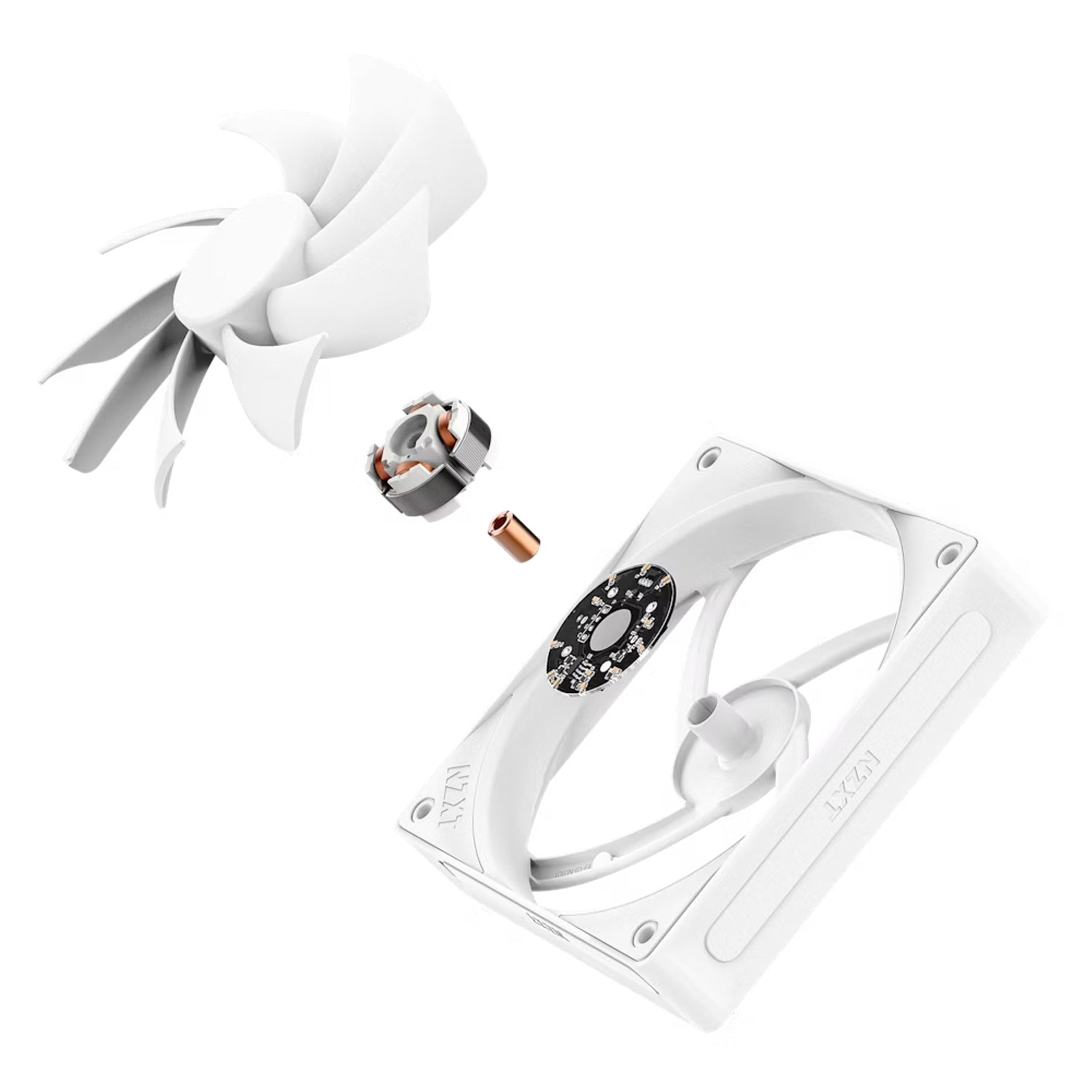 NZXT F120Q Quiet Airflow Fan 120mm White