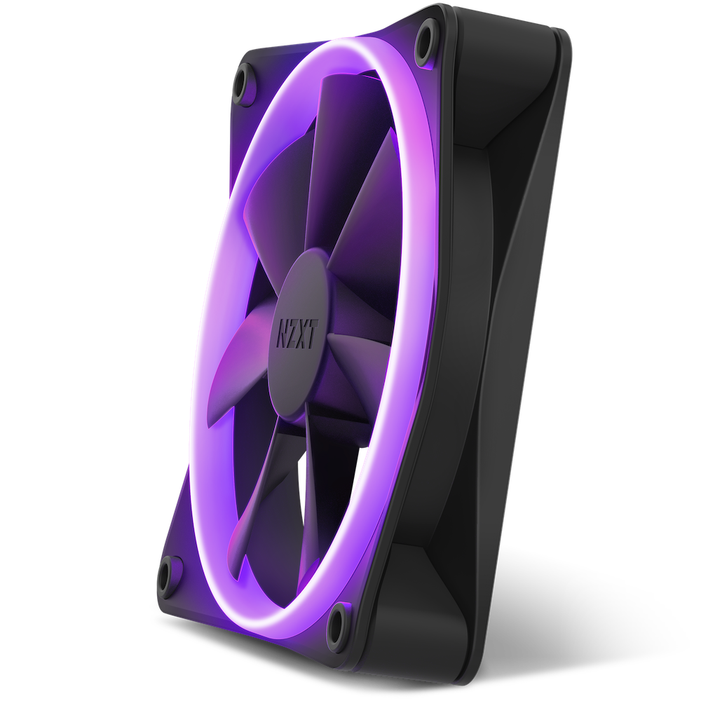 NZXT F120RGB 120MM RGB BLACK FAN - Cryptech