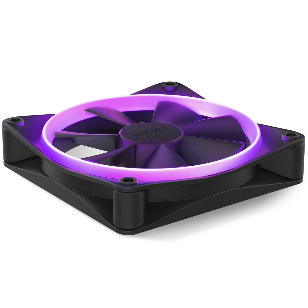 NZXT F120RGB 120MM RGB BLACK FAN - Cryptech