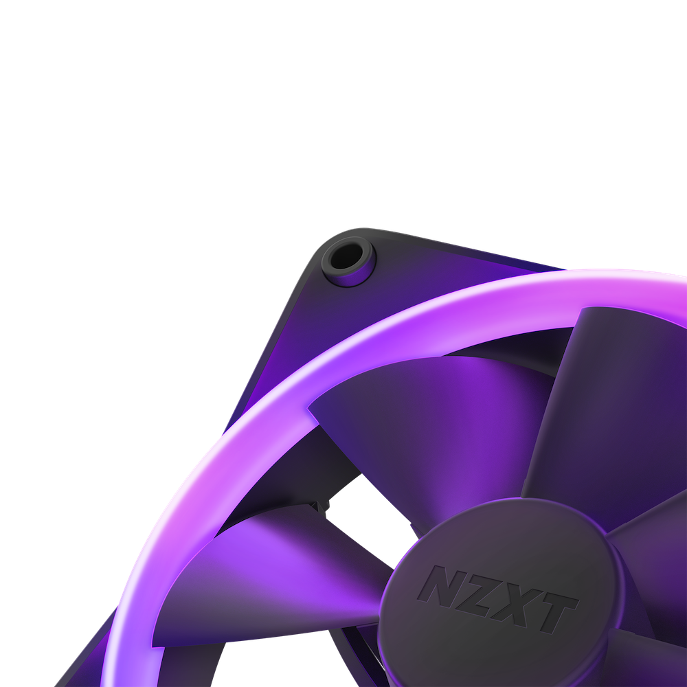 NZXT F120RGB 120MM RGB BLACK TRIPLE PACK FANS - Cryptech