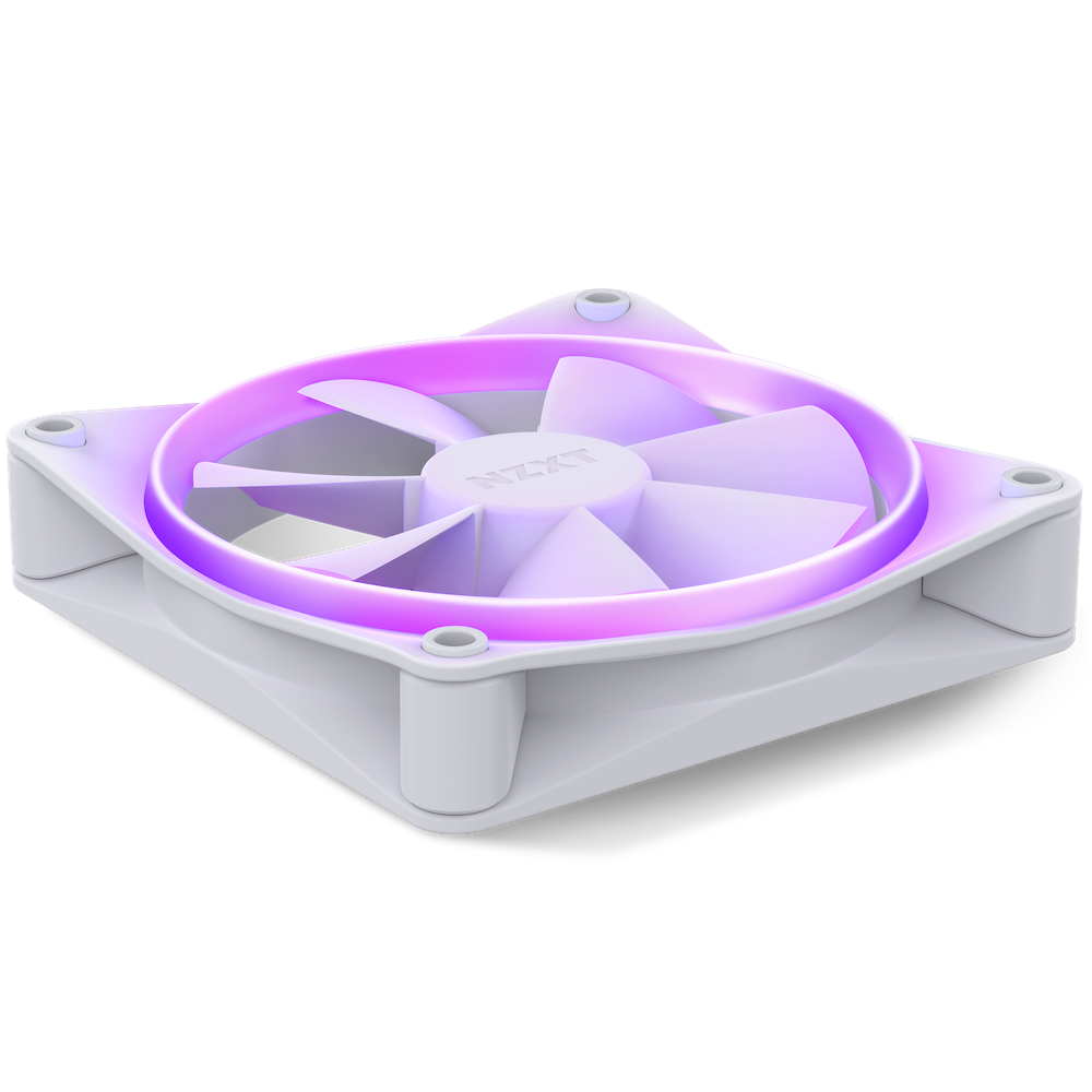 NZXT F120RGB 120MM RGB WHITE FAN - Cryptech