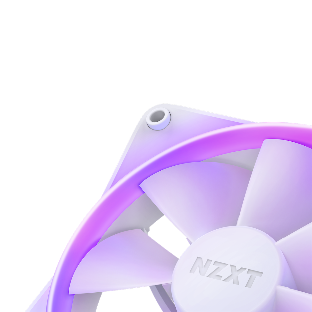 NZXT F120RGB 120MM RGB WHITE TRIPLE PACK FANS - Cryptech