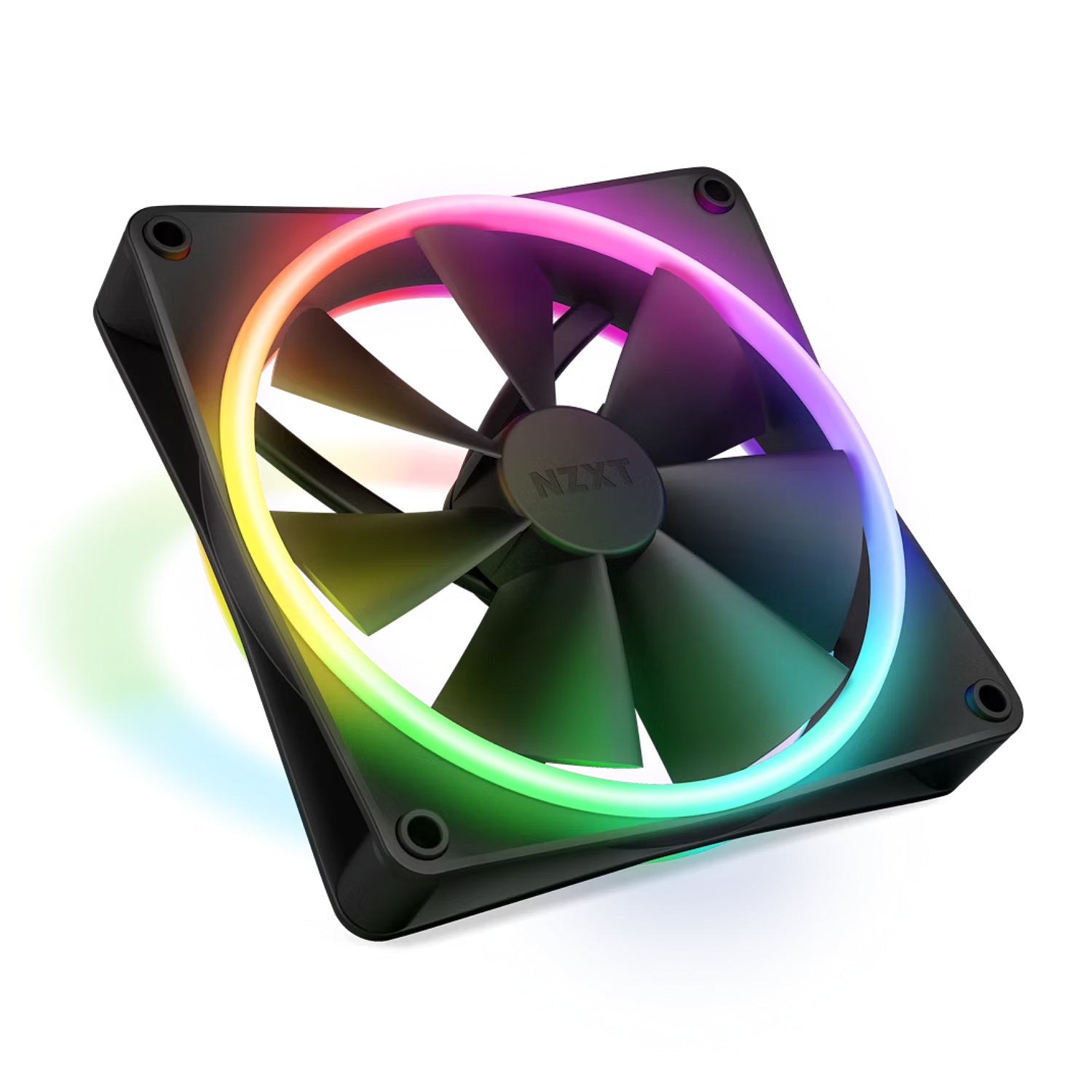 NZXT F140 RGB Duo 140mm Dual-Sided RGB Fan Black – Cryptech