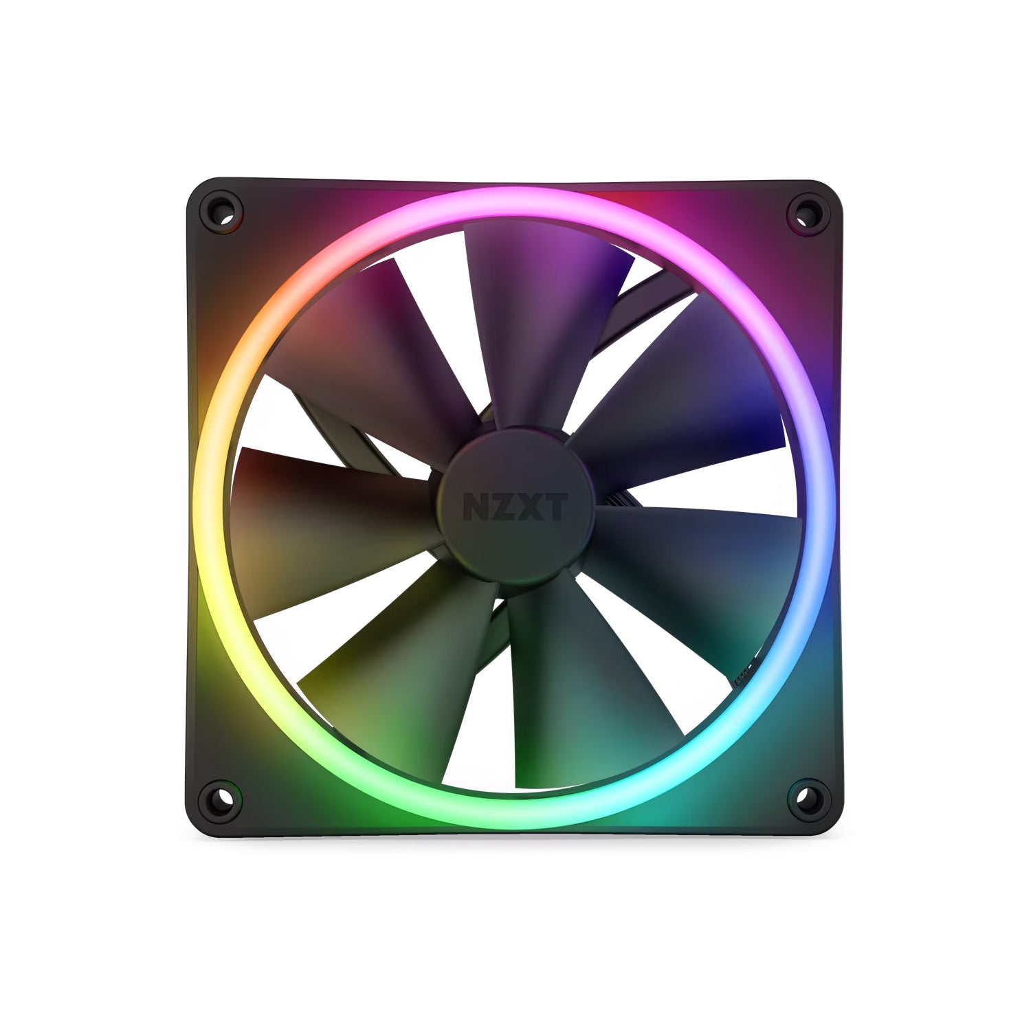 NZXT F140 RGB Duo 140mm Dual-Sided RGB Fan Black – Cryptech
