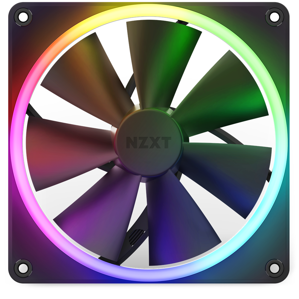 NZXT F140RGB 140MM RGB BLACK FAN - Cryptech