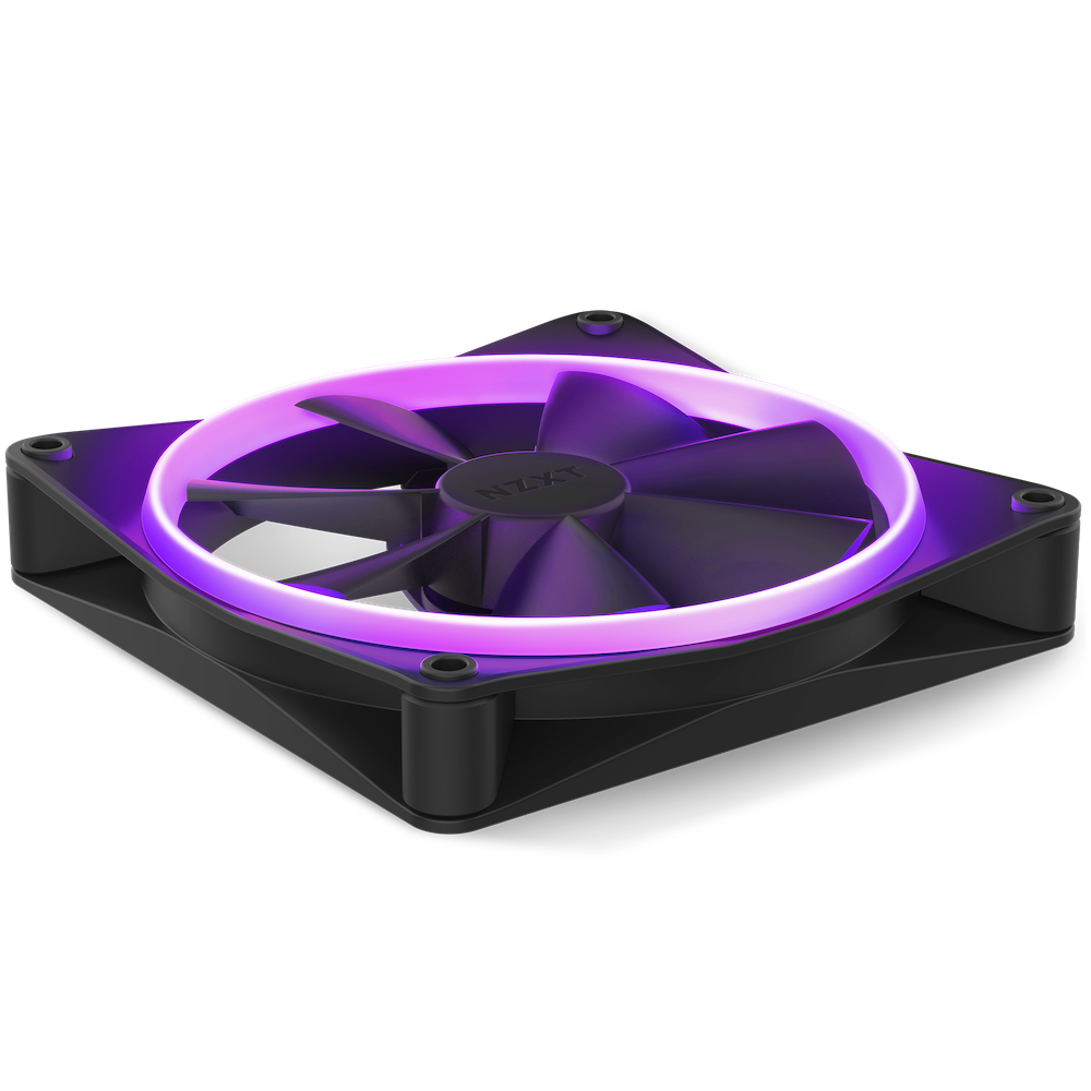 NZXT F140RGB 140MM RGB BLACK FAN - Cryptech