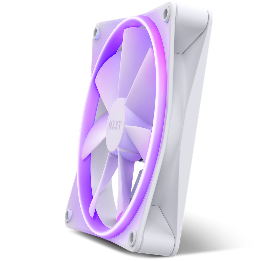 NZXT F140RGB 140MM RGB WHITE FAN - Cryptech