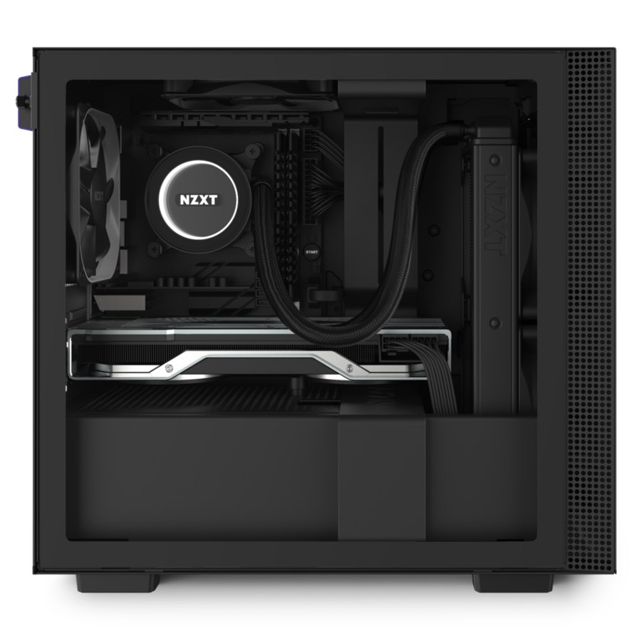 NZXT H210 MATTE BLACK - Cryptech