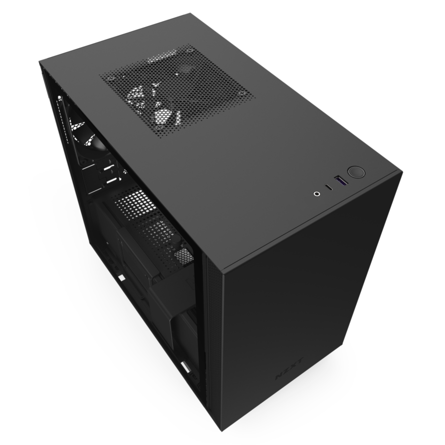 NZXT H210 MATTE BLACK - Cryptech