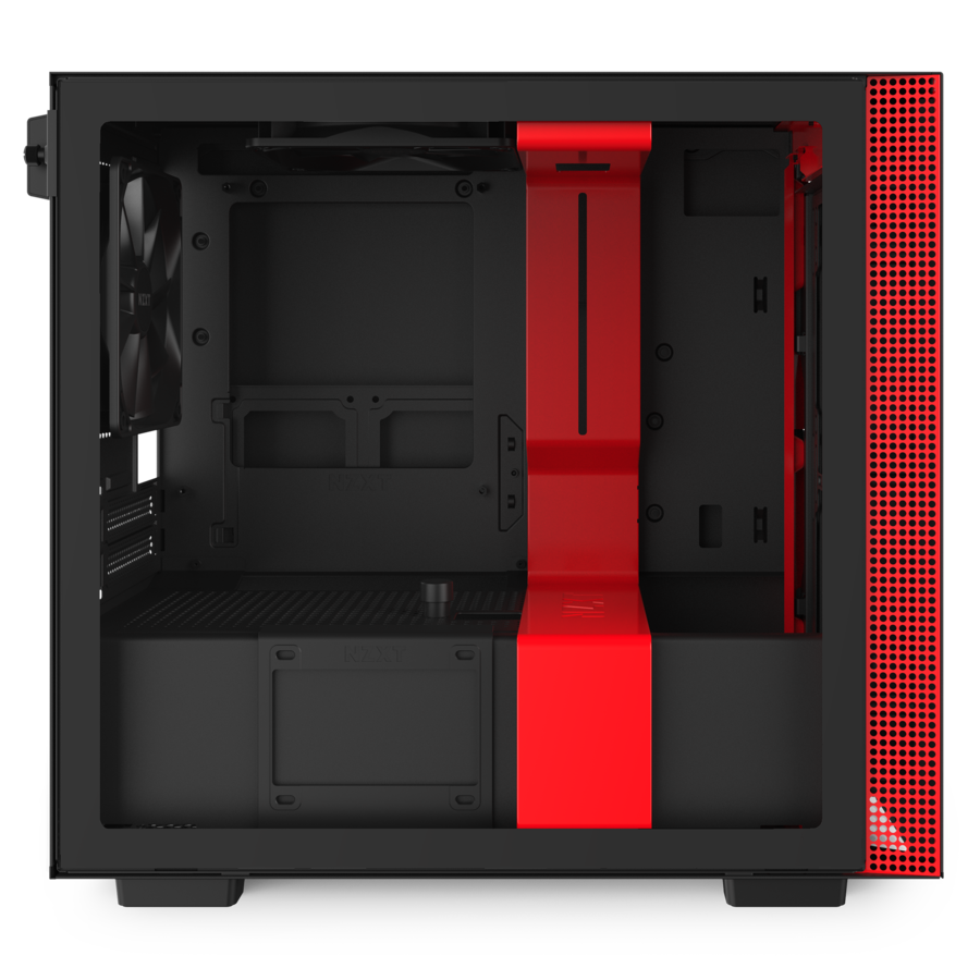 NZXT H210 MATTE BLACK/RED - Cryptech