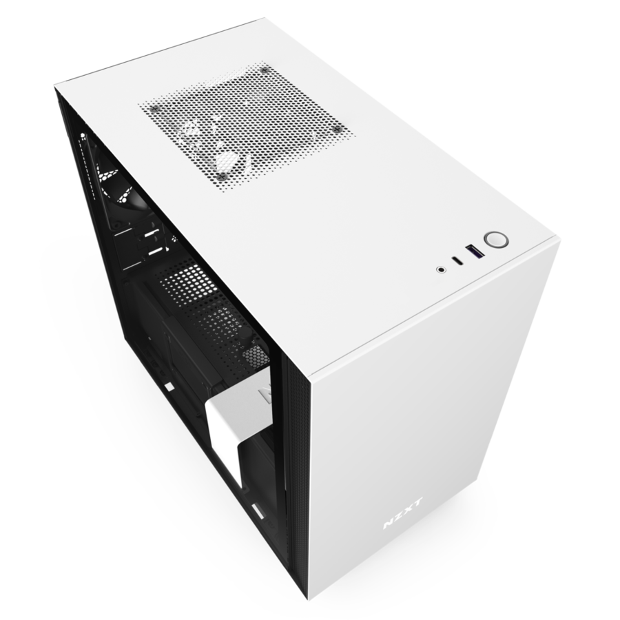 NZXT H210 MATTE WHITE - Cryptech