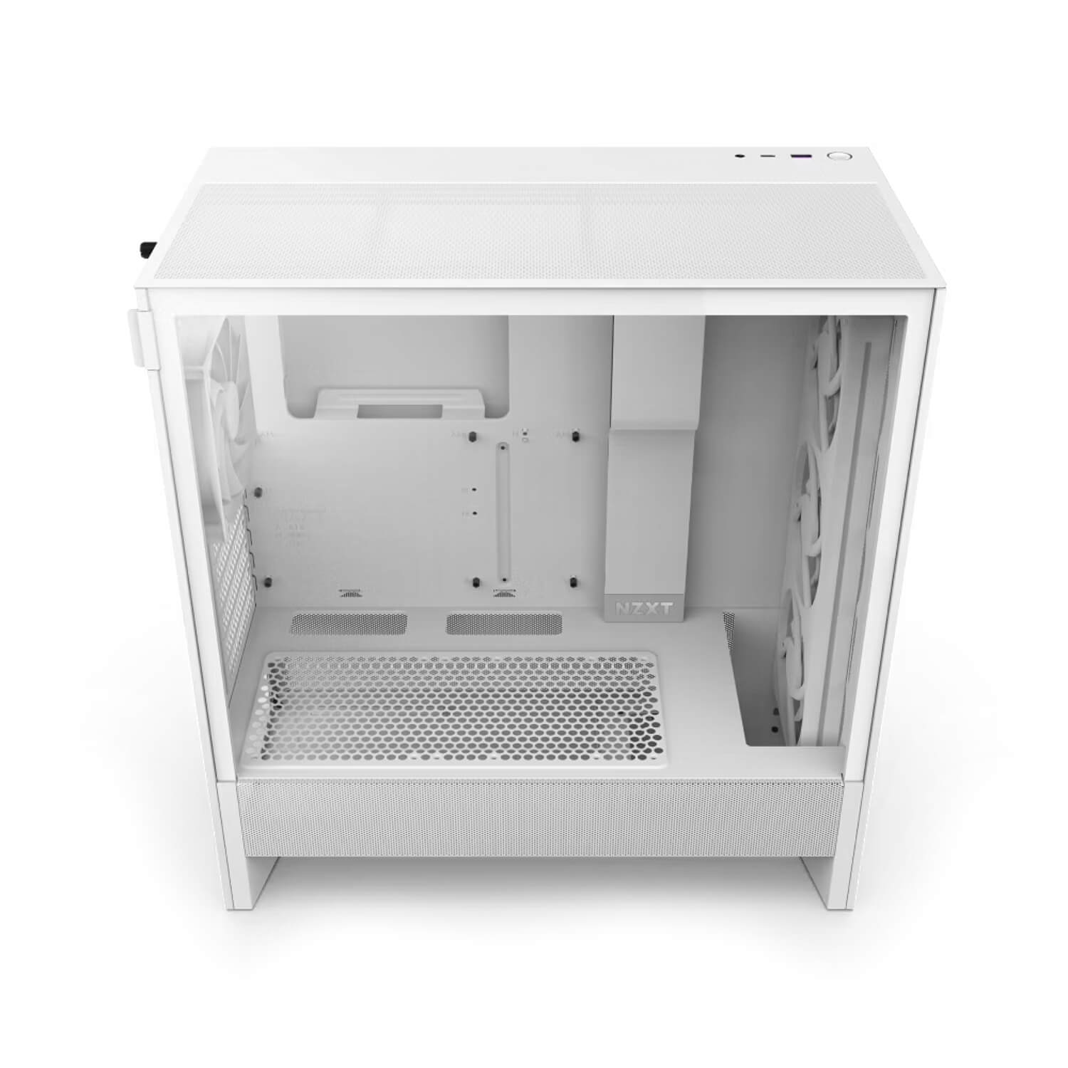 NZXT H5 Flow RGB (2024) Compact Mid-Tower ATX Case White