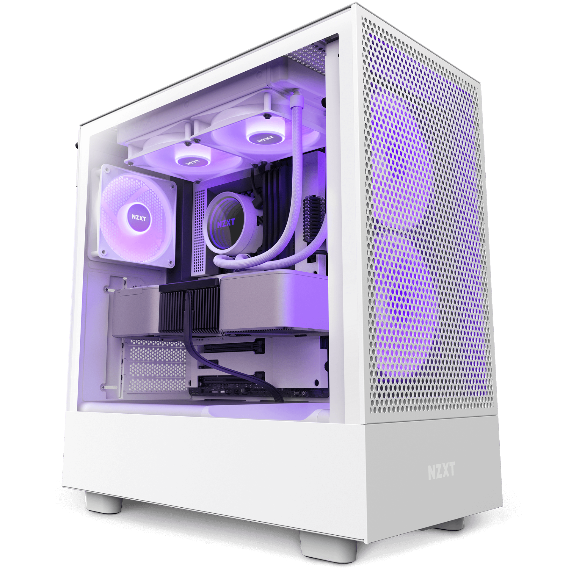 NZXT H5 FLOW RGB WHITE - Cryptech