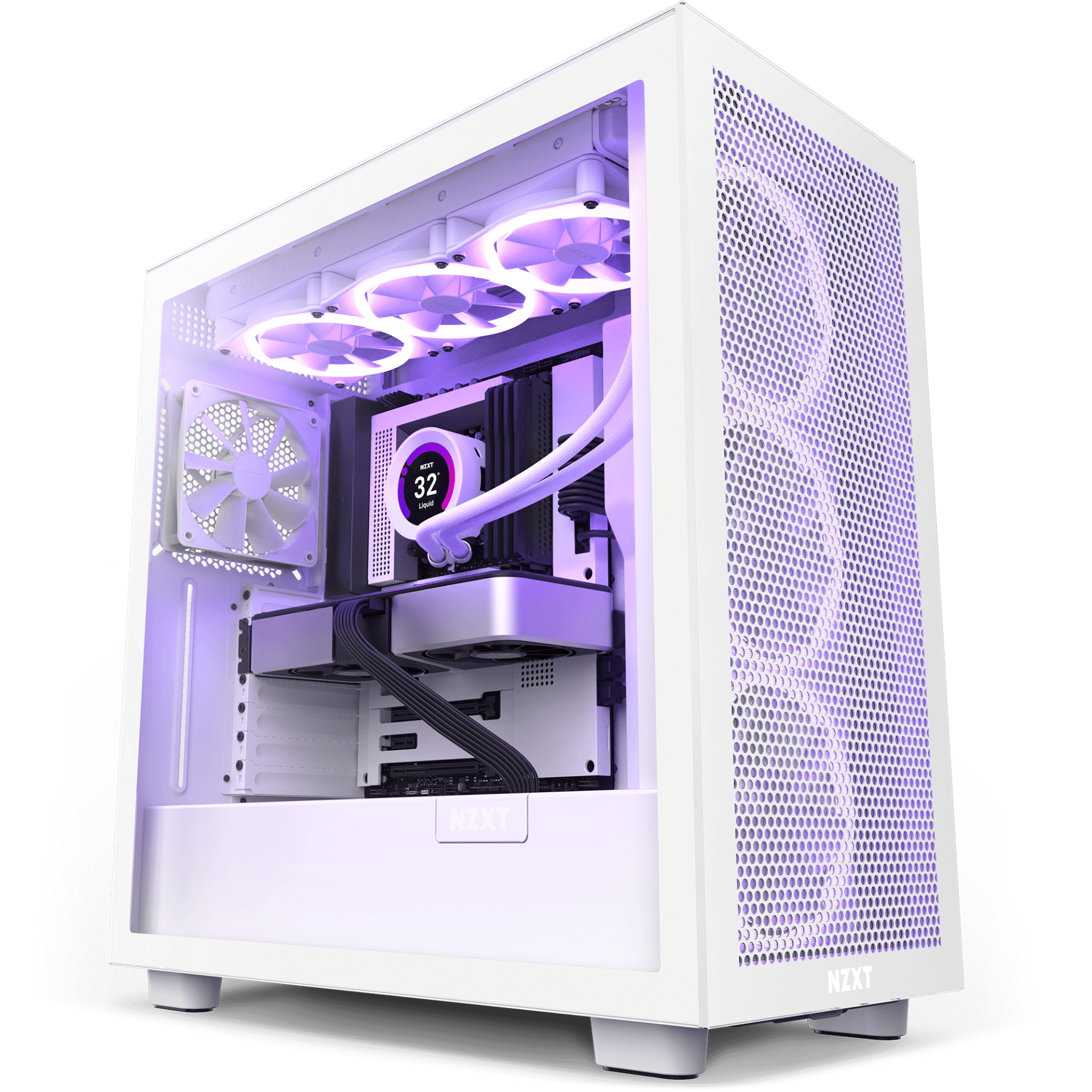 NZXT H7 FLOW WHITE - Cryptech