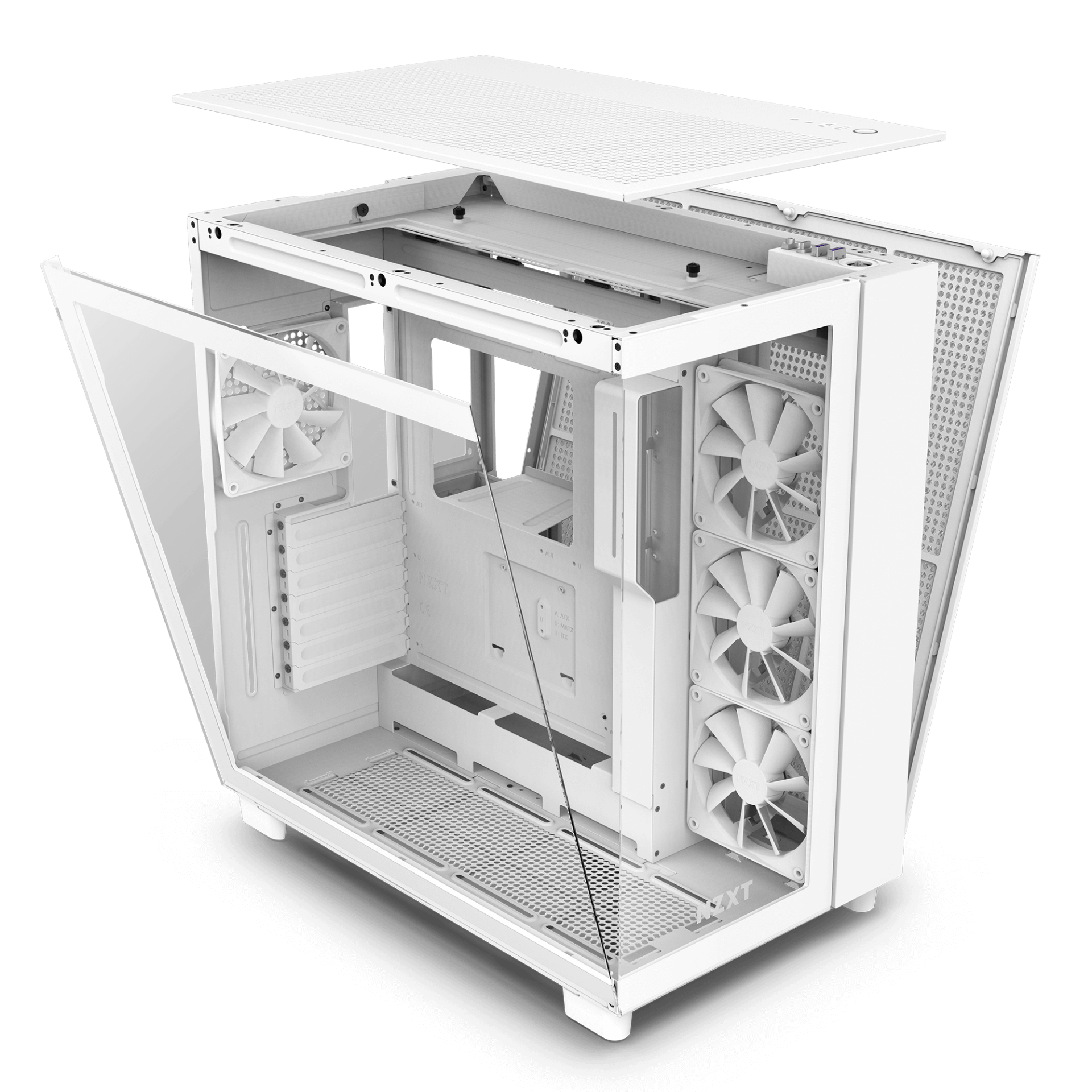 NZXT H9 FLOW WHITE - Cryptech