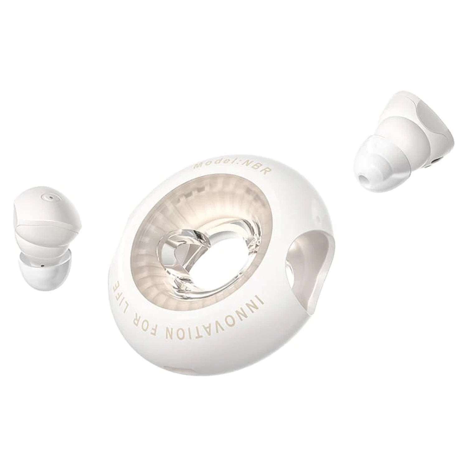 אוזניות אלחוטיות Vention Tiny T17 TWS צבע בז’