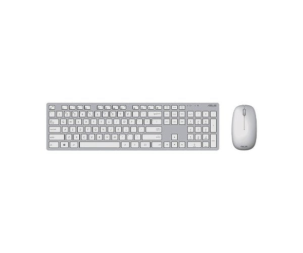 סט מקלדת ועכבר אלחוטי ASUS W5000 Copilot White