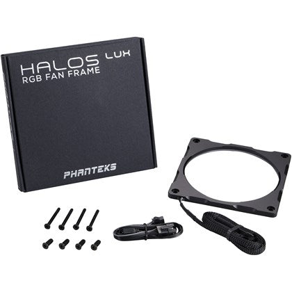 PHANTEKS HALOS LUX 120mm FRAME RGB LED ALUM,BLACK