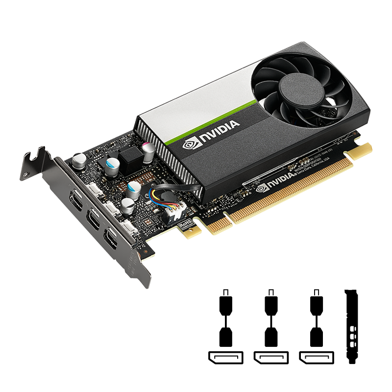 PNY T400 4G GDDR6 64bit mDPx3 PCI-E