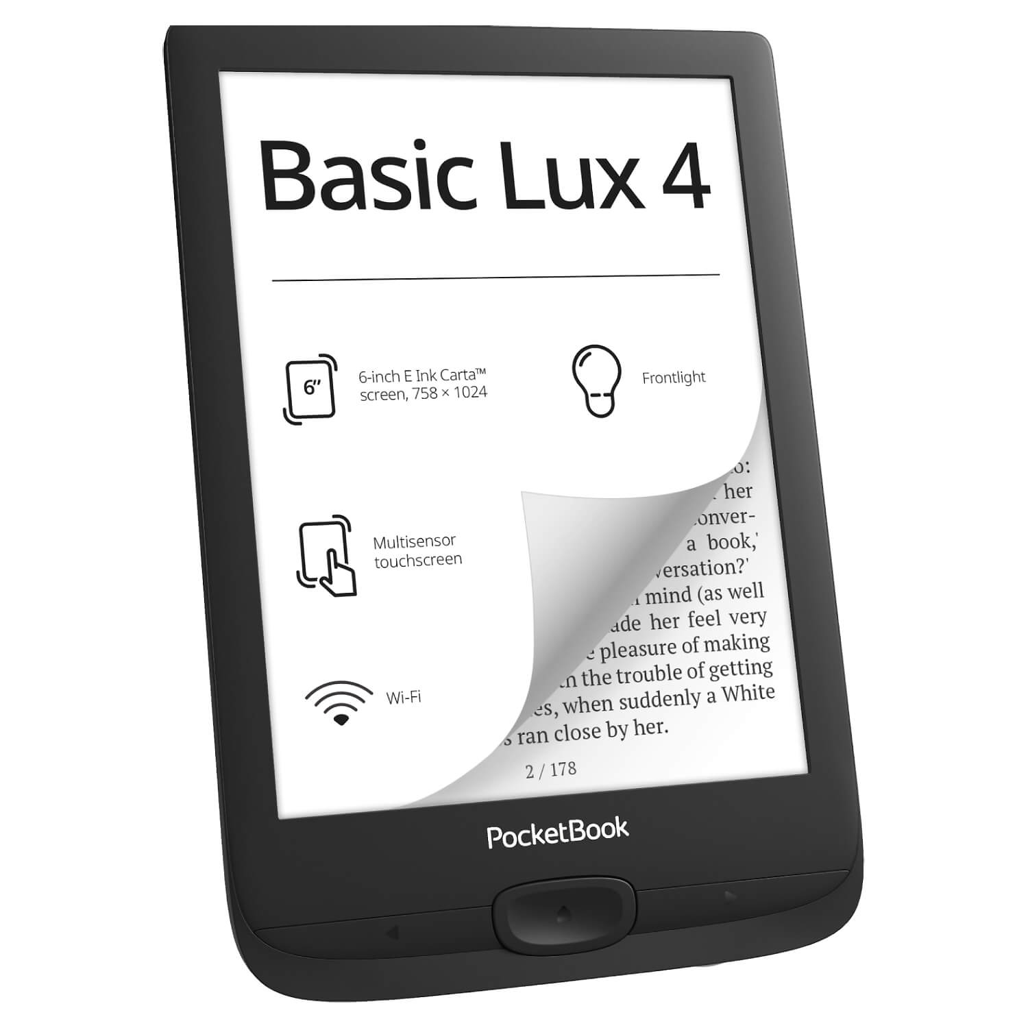 PocketBook 6 618 Basic Lux 4 Black